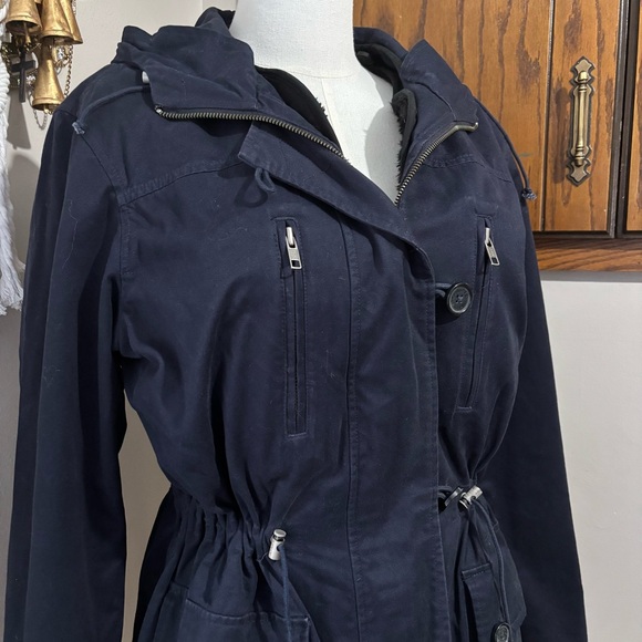 Vintage Y2K Tommy Hilfiger Fisherman Jacket Size Large Hooded Cargo - Picture 2 of 16